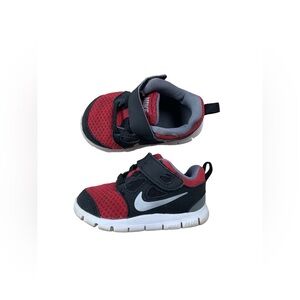 Nike Infant size 4 / 4C, Free 5 Black and Red Sneakers